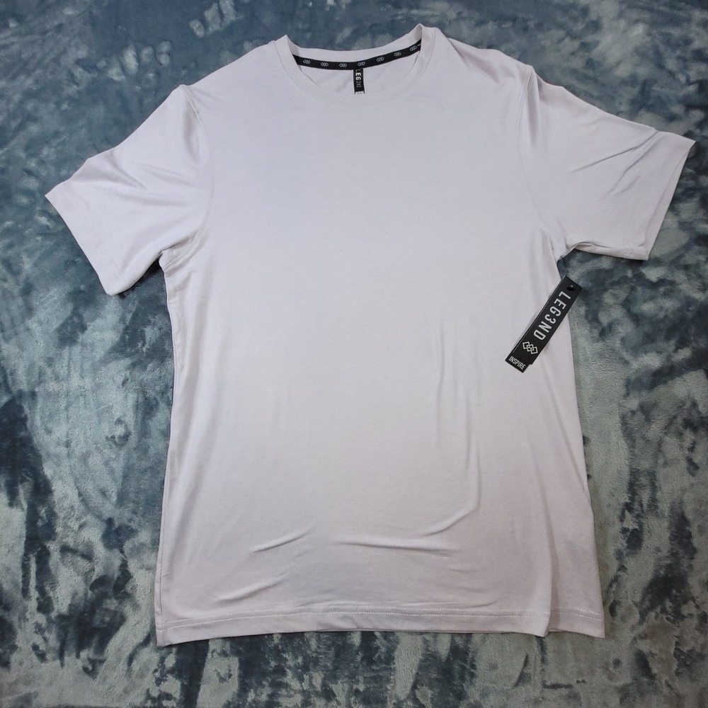LEG3ND Inspire Mens Thistle Heather Activewear T-Shirt Size S M13021 NWT